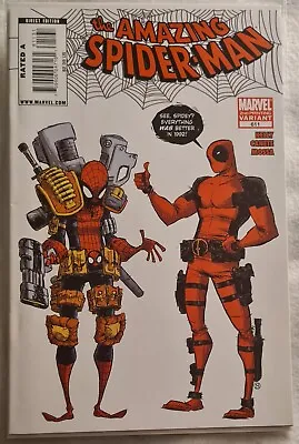 Buy Amazing Spider-Man #611 Skottie Young Cover Variant 2nd Print Deadpool Marvel • 89.99£