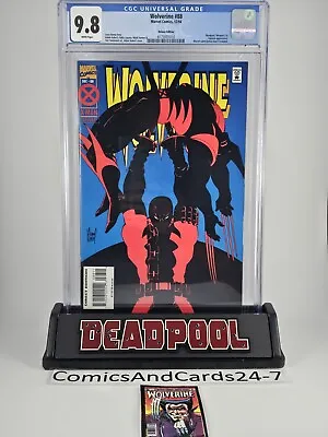 Buy Wolverine #88 1994 Deluxe Deadpool Wolverine 1st Appearance Together CGC 9.8 • 475.08£