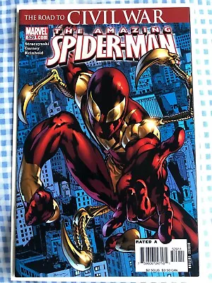 Buy Amazing Spider-man 529 (2006 1st App Iron Spider Costume.1st Print. Iron Man App • 19.99£