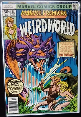 Buy MARVEL PREMIERE 38 WEIRDWORLD MOENCH  PLOOG 1977 Marvel Comics • 7.94£
