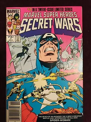Buy Comics: Marvel Super Heroes Secret Wars 7 1984 1st App Julia Carpenter. Newstand • 70£