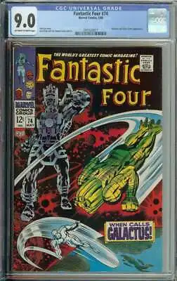 Buy Fantastic Four #74 CGC 9.0 Galactus & Silver Surfer Cover • 261.39£