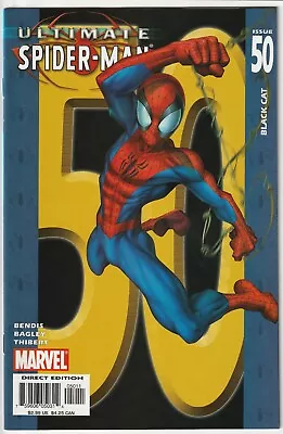 Buy Ultimate Spider-Man #50 - Marvel 2003 - Cover By Mark Bagley [Ft Black Cat] • 8.39£