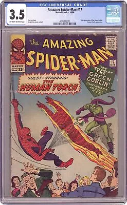 Buy Amazing Spider-Man #17 CGC 3.5 1964 4076773011 • 213.13£
