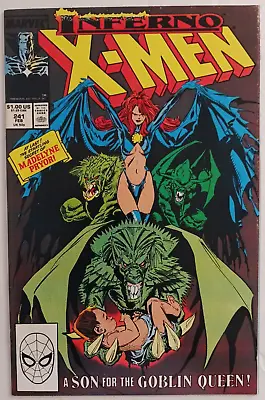 Buy The Uncanny X-Men #241 ~ Marvel 1989 ~ DIRECT EDITION ~ Origin Of Madelyne Pryor • 10.43£