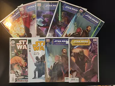 Buy Job Lot X 9 Star Wars Comic Books - 1ST COVER YADDLE, FCBD BOBA FETT & VADER • 6.50£