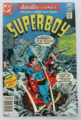 Buy Adventure Comics #454 - Superboy - DC Comics UK Variant - December 1977 VF- 7.5 • 4.25£