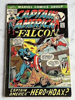 Buy Captain America #153 G/VG 3.0 - Buy 3 For Free Shipping! (Marvel, 1972) AF • 5.20£