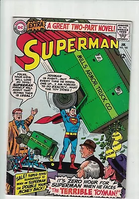 Buy DC Comics Superman No. 182 Jan 1966 12c USA 1st Toyman App • 14.99£
