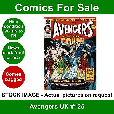 Buy Avengers UK #125 Comic VG/FN 07 February 1976 Marvel UK • 4.99£