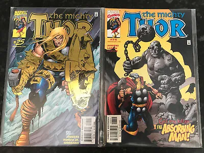 Buy Mighty Thor Issue Numbers 25 - 26 Gold Foil Cover Romita Jr Marvel Comics 2000 • 10.99£
