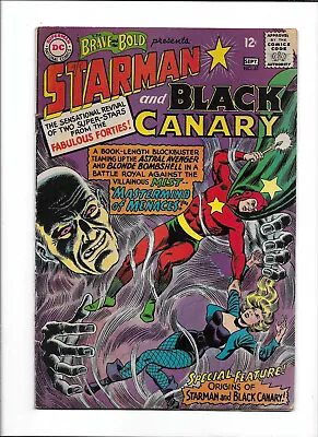 Buy Brave & The Bold #61 [1965 Gd] Origin Story!  Starman & Black Canary • 16£