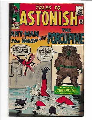 Buy Tales To Astonish 48 - Vg+ 4.5 - 1st Appearance Of Porcupine - Ant-man (1963) • 80.35£