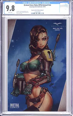 Buy ZENESCOPE GRIMM FAIRY TALES 2016 ANNUAL CGC 9.8 MAY 4th METAL STAR WARS COSPLAY • 139.41£