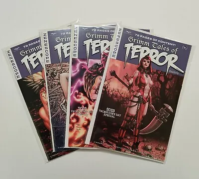 Buy Zenescope Grimm Tales Of Terror #11 2023 Valentine's A B C D 4 Variant Set NM • 15.67£