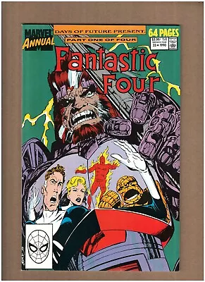 Buy Fantastic Four Annual #23 Marvel 1990 Days Of Future Present 1st AHAB FN/VF • 2.72£