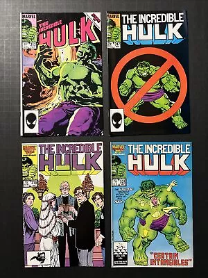 Buy Incredible Hulk 312, 317, 319, 323 (1980’s, Marvel) HIGH GRADE - COMIC LOT - D • 7.21£
