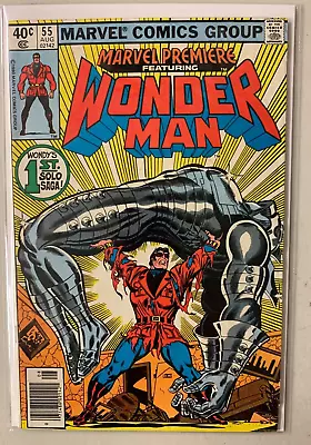 Buy Marvel Premiere #55 Newsstand Wonder Man (6.0 FN) (1980) • 20.06£