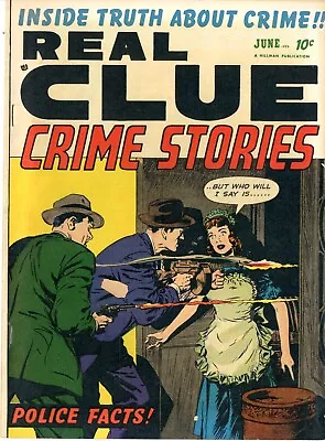 Buy Real Clue  # 4   Vol 7   FINE VERY FINE   June 1952   Prentice Cover   Krigstein • 47.80£