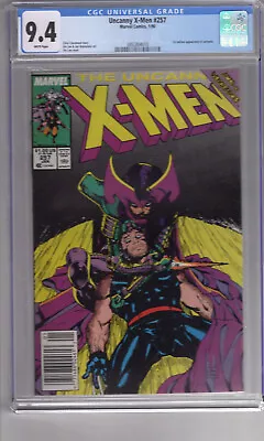 Buy Uncanny X-men #257 (1990) 9.4 CGC W/P '1st JUBILEE In Costume' • 37.06£