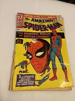Buy Amazing Spider-man #2 1965 King Size Ditko Doctor Strange Doom Marvel • 15£