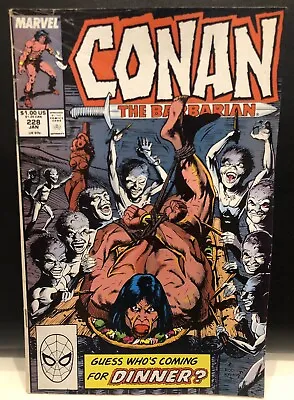 Buy CONAN THE BARBARIAN #228 Comic Marvel Comics • 2£