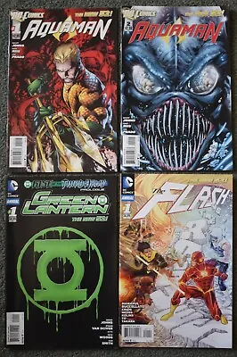 Buy DC New 52 - Lot Of 4 Issues - Aquaman 1 And 2, Flash 1 And Green Lantern 1 • 1.99£