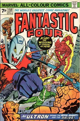 Buy Fantastic Four (1961) # 150 UK Price (4.0-VG) Ultron, Wedding Of Quicksilver ... • 14.40£
