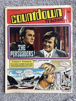 Buy TV Action In Countdown The Persuaders Issue 51 Feb. 1972 Vintage Comic Magazine • 4.99£