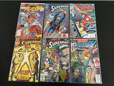 Buy Superman DC Mix Lot Of 6 Comics Book Rare Low  Run Flash Action Comics • 15.83£