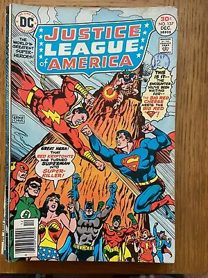 Buy Justice League Of America Issue 137 Dec 1976  Free Post • 30£