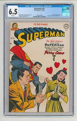 Buy Superman #67 CGC 6.5 FN+ White Pages Rare • 699£