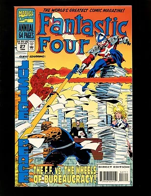 Buy Fantastic Four Annual #27 VF+ Mr Mobius TVA 1st Justice Might Justice Truth Etc. • 12.83£