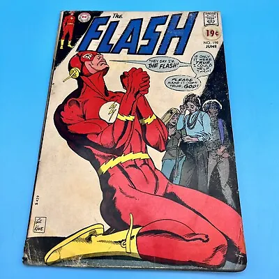 Buy The Flash 198 DC Comics 1970 Early Zatanna Appearance • 15.87£