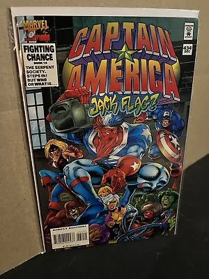Buy Captain America 434 🔑1st App & Origin JACK FLAG🔥1994 Marvel Comics🔥NM- • 4.76£