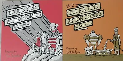 Buy Double Fine Action Comics Vol.1 & Vol.2 Oni Press 2013 1st / 2nd Print  • 9.48£