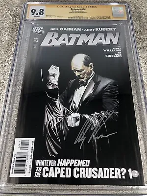 Buy Batman 683 CGC SS 9.8 Alex Ross Signed Cover Neil Gaiman Story 4/09 • 473.01£