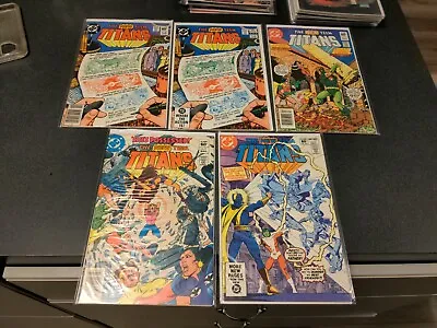 Buy Lot 5 Issues Vintage DC Comics New Teen Titans #14, 17, 18, 20, 20 • 8.04£