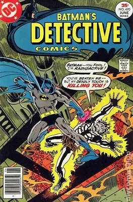 Buy Detective Comics #470 FN- 5.5 1977 Stock Image 1st Modern Hugo Strange • 10.39£