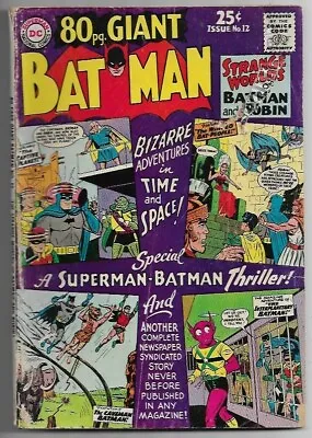 Buy Batman 80-Page Giant #12 GD/VG (1965) DC Comics • 25£
