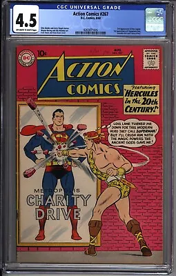 Buy * ACTION Comics #267 CGC 4.5 (1960) OW/W! 3rd LEGION LOSH! (4265871005) * • 197.05£