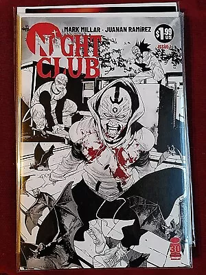 Buy Night Club #1B B&W Variant, Mark Millar, Image Comics • 5£