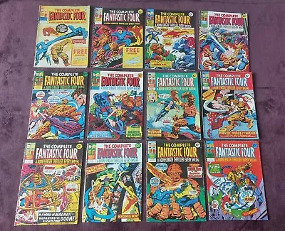 Buy Marvel Comics Job Lot X 12 The Complete Fantastic Four Including No 1 And 2  • 35£