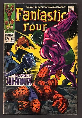 Buy Fantastic Four #76 GD/VG 3.0 Silver Age Comic 1968 • 16.01£