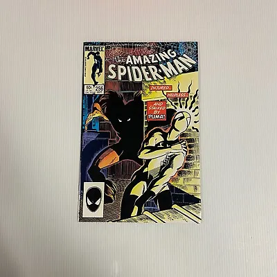 Buy Amazing Spider-Man #256 1984 VF+ 1st Appearance Of Puma Cent Copy • 25£