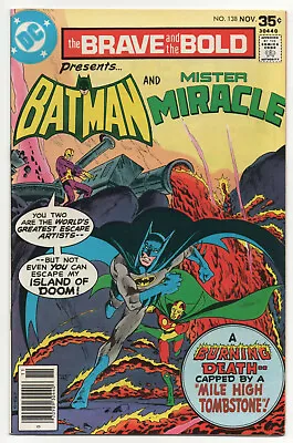 Buy Brave And The Bold 138 - Mister Miracle App (bronze Age 1977) - 9.0 • 11.38£