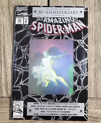 Buy Amazing Spider-Man 365 Marvel Comics 1st Spider-Man 2099 Holographic Cover 1992 • 13.84£