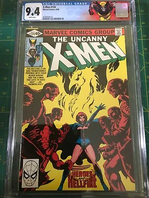 Buy Uncanny X-Men 134 CGC 9.4 WP Dark Phoenix Byrne Claremont 6/80 Custom Label • 142.98£