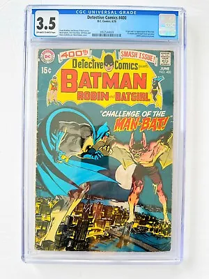 Buy CGC 3.5 Detective Comics #400 1st App/Origin Man-Bat Neal Adams Cover • 249.79£