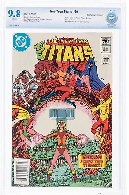 Buy 🔥 New Teen Titans 30 Canadian Variant CBCS 9.8 DC 1983 Terra Joins TT Perez Cgc • 63.25£